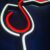 Cartel Neón Vino 47cm X 14cm